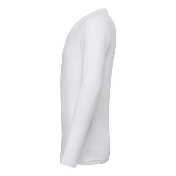 Lightweight and artful long sleeve V-neck T-shirt. Blank product.... from ASI 84358 S&S Activewear