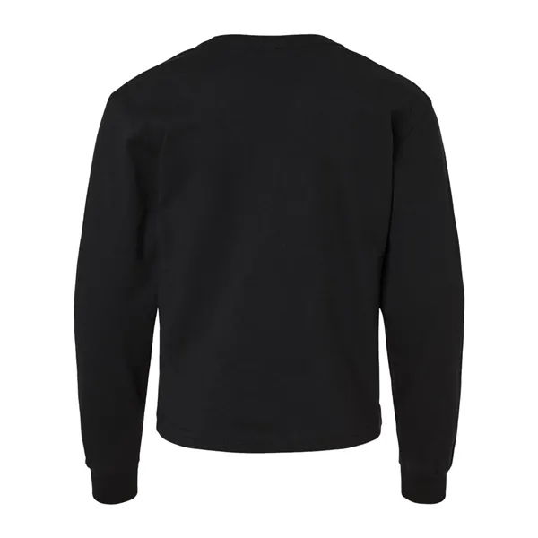 BELLA + CANVAS Youth 6oz. Heavyweight Long Sleeve Tee... from ASI 84358 S&S Activewear