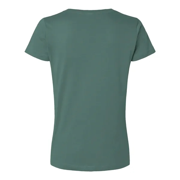 Women's fine jersey longer length T-shirt. Blank product.... from ASI 84358 S&S Activewear