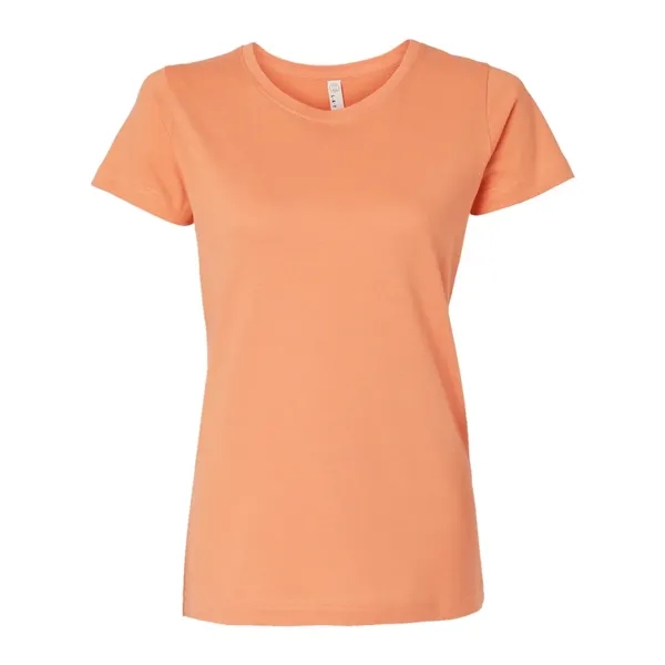 Women's fine jersey longer length T-shirt. Blank product.... from ASI 84358 S&S Activewear