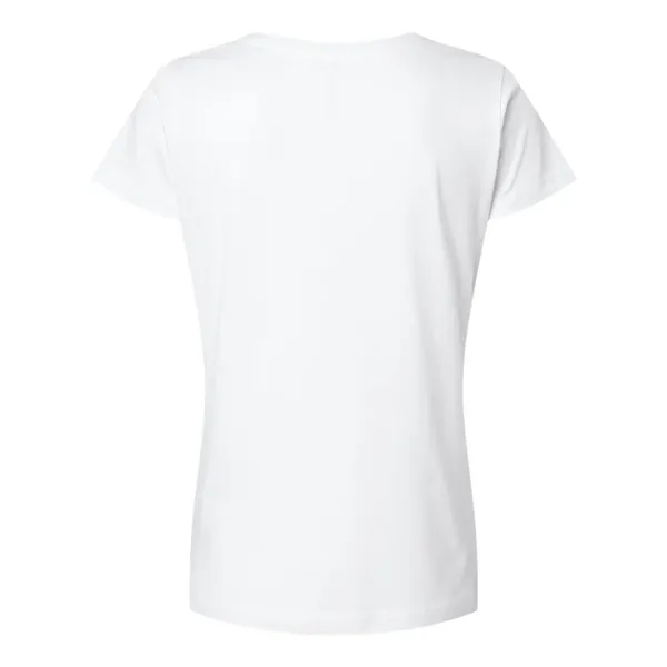 Women's fine jersey longer length T-shirt. Blank product.... from ASI 84358 S&S Activewear