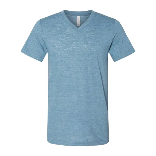 BELLA + CANVAS Unisex Textured Jersey V-Neck Tee... from ASI 84358 S&S Activewear