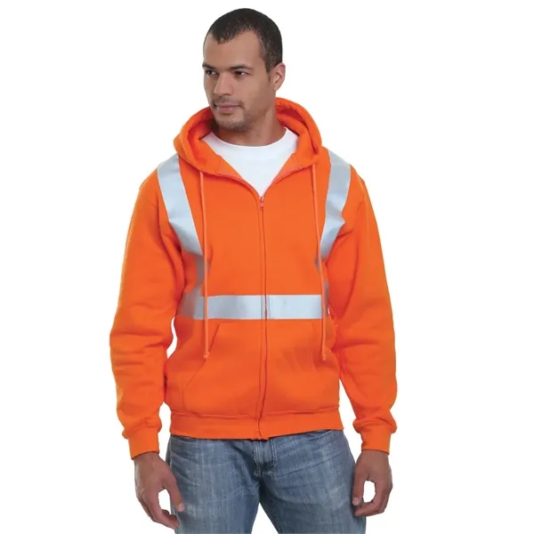 Hi-Visibility Full Zip Hooded Fleece... from ASI 84358 S&S Activewear