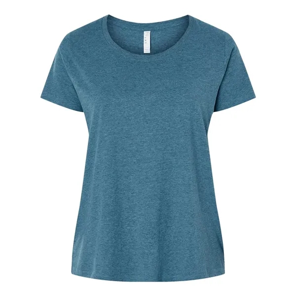 LAT Curvy Collection Women's Fine Jersey Tee... from ASI 84358 S&S Activewear