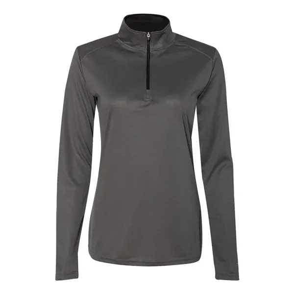 Ladies 1/4 zip pullover with thumb holes... from ASI 84358 S&S Activewear