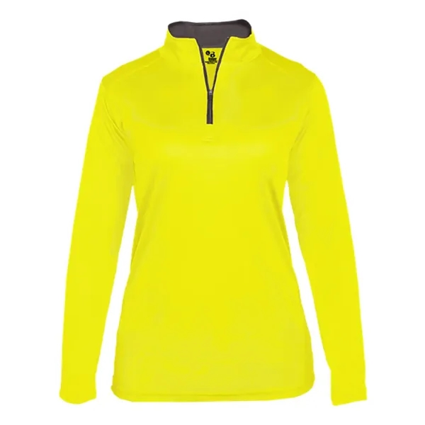 Ladies 1/4 zip pullover with thumb holes... from ASI 84358 S&S Activewear