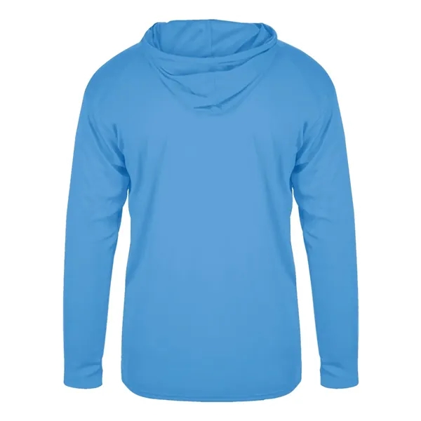 Long-sleeve hooded t-shirt with drawcord... from ASI 84358 S&S Activewear