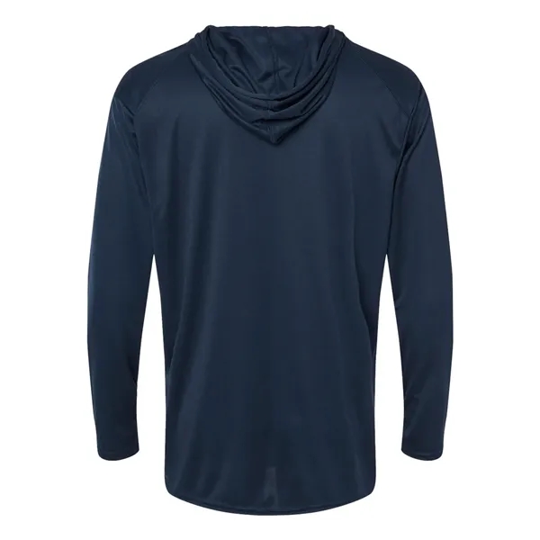 Long-sleeve hooded t-shirt with drawcord... from ASI 84358 S&S Activewear