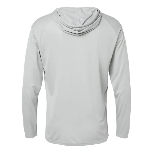 Long-sleeve hooded t-shirt with drawcord... from ASI 84358 S&S Activewear