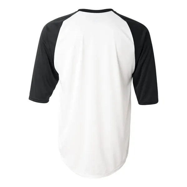 Three-quarter raglan sleeve baseball t-shirt... from ASI 84358 S&S Activewear