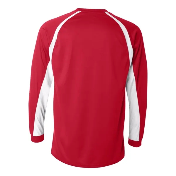 Long sleeve t-shirt equipped with moisture-management and anti-microbial technology.... from ASI 84358 S&S Activewear