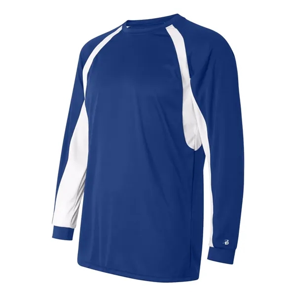 Long sleeve t-shirt equipped with moisture-management and anti-microbial technology.... from ASI 84358 S&S Activewear