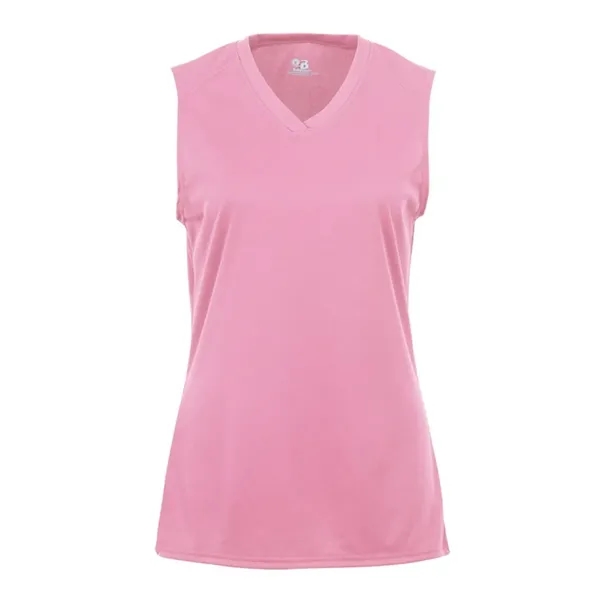 Women's sleeveless sporty t-shirt with moisture management fabric. Blank product.... from ASI 84358 S&S Activewear