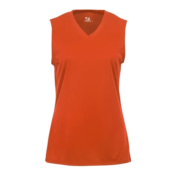 Women's sleeveless sporty t-shirt with moisture management fabric. Blank product.... from ASI 84358 S&S Activewear
