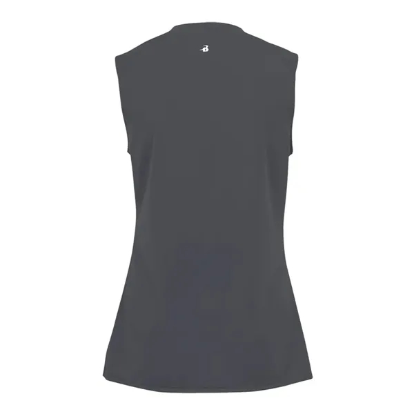 Women's sleeveless sporty t-shirt with moisture management fabric. Blank product.... from ASI 84358 S&S Activewear