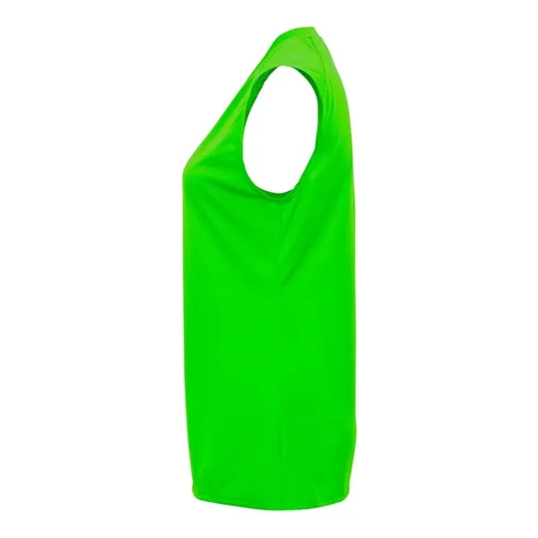 Women's sleeveless sporty t-shirt with moisture management fabric. Blank product.... from ASI 84358 S&S Activewear