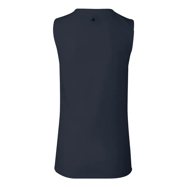 Women's sleeveless sporty t-shirt with moisture management fabric. Blank product.... from ASI 84358 S&S Activewear