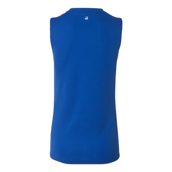Women's sleeveless sporty t-shirt with moisture management fabric. Blank product.... from ASI 84358 S&S Activewear