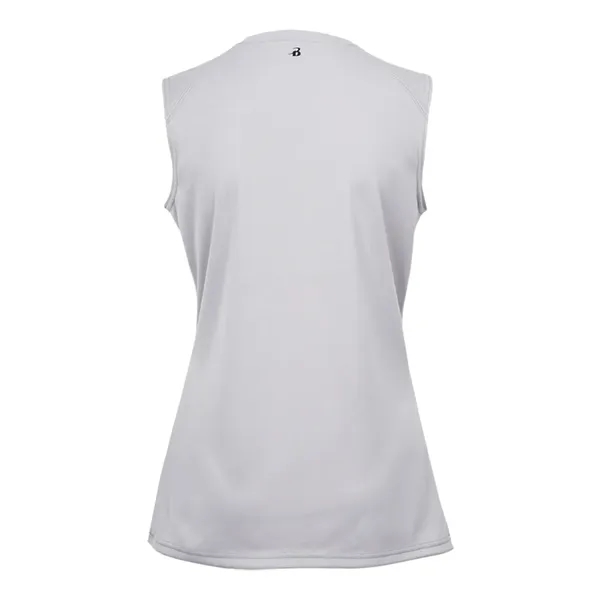Women's sleeveless sporty t-shirt with moisture management fabric. Blank product.... from ASI 84358 S&S Activewear