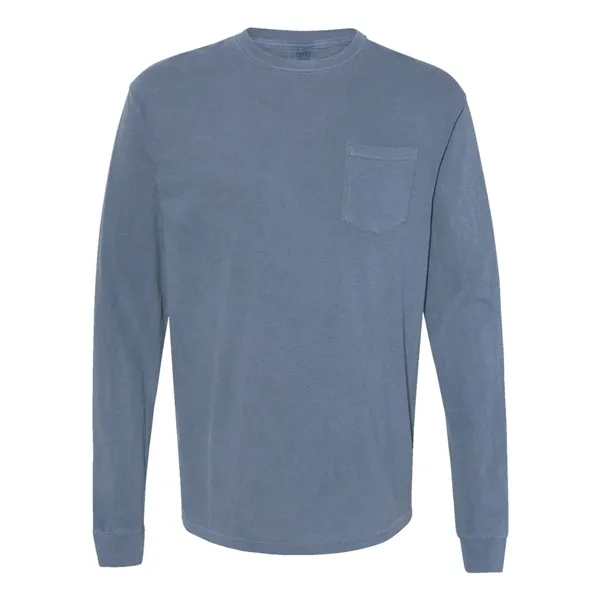 Comfort Colors Long Sleeve T-Shirt With Pocket, blank.... from ASI 84358 S&S Activewear