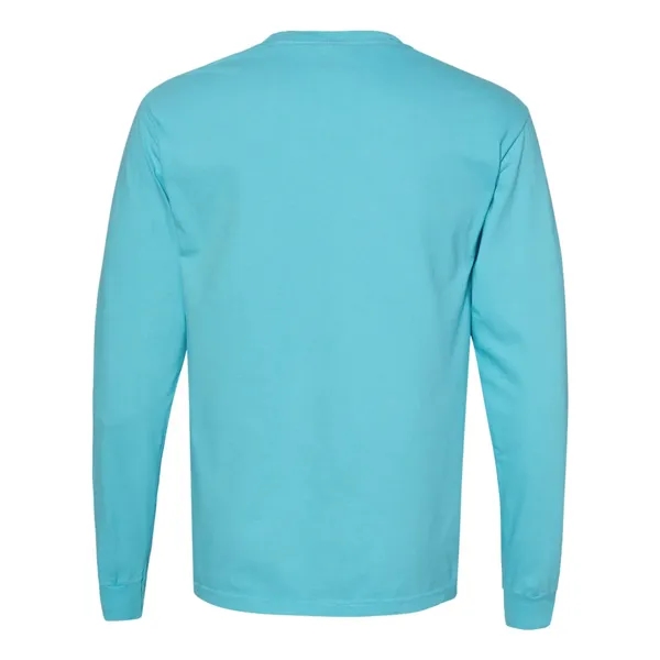 Comfort Colors Long Sleeve T-Shirt With Pocket, blank.... from ASI 84358 S&S Activewear