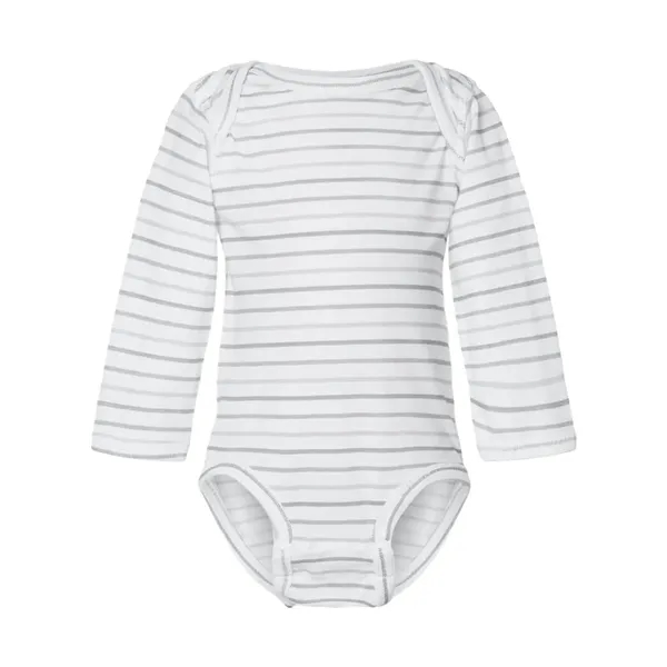 Rabbit Skins Infant Fine Jersey Long Sleeve Bodysuit... from ASI 84358 S&S Activewear