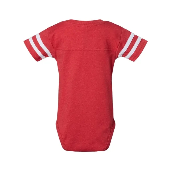Football jersey bodysuit with 3-snap closure and EasyTear™ label.... from ASI 84358 S&S Activewear