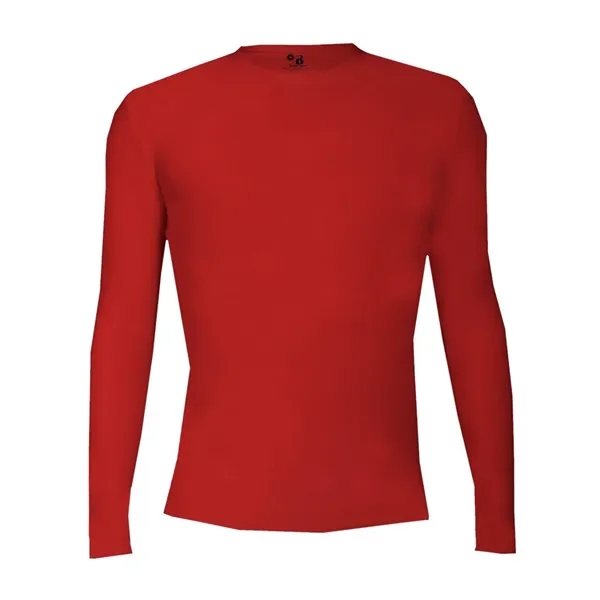 Long sleeve compression T-shirt with double-needle hem and Badger heat seal... from ASI 84358 S&S Activewear