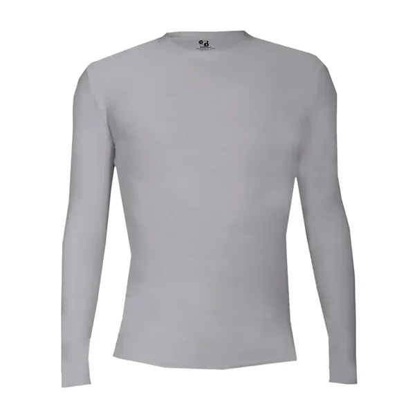Long sleeve compression T-shirt with double-needle hem and Badger heat seal... from ASI 84358 S&S Activewear
