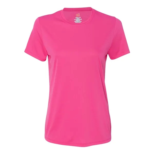 Women's Cool Dri® T-shirt with double-needle stitching and made of polyester... from ASI 84358 S&S Activewear