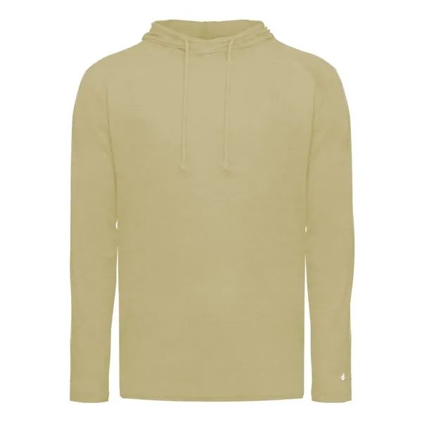 Badger Tri-Blend Surplice Hooded Long Sleeve T-Shirt... from ASI 84358 S&S Activewear