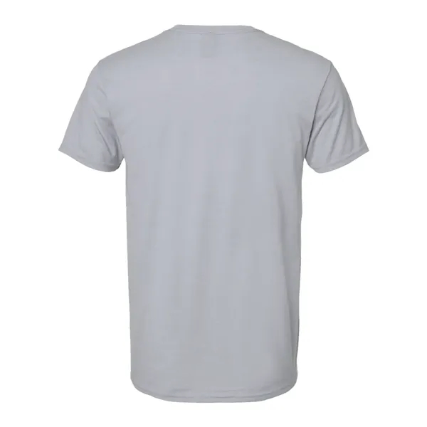 100% ring-spun cotton T-shirt with narrow ribbed collar without cover-seaming for... from ASI 84358 S&S Activewear