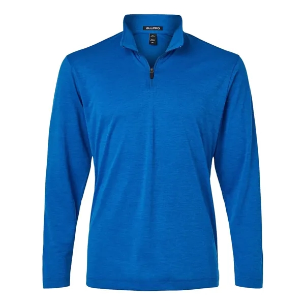 AllPro Performance Melange Quarter-Zip Pullover... from ASI 84358 S&S Activewear
