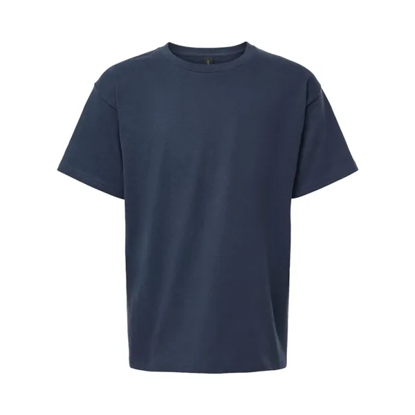 Youth 5.3 oz pre-shrunk, 100% heavy cotton t-shirt. Blank product.... from ASI 84358 S&S Activewear