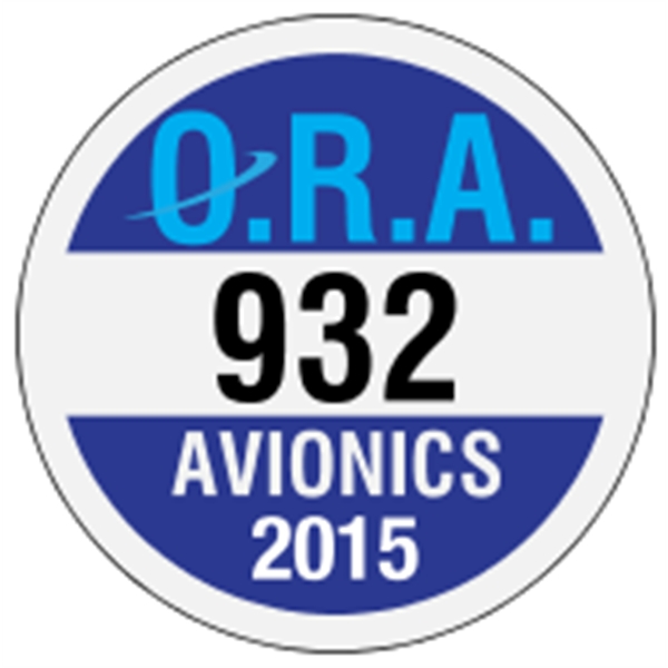 2.5" circle shaped parking permit made of white reflective material.... from ASI 89910 Stouse, LLC