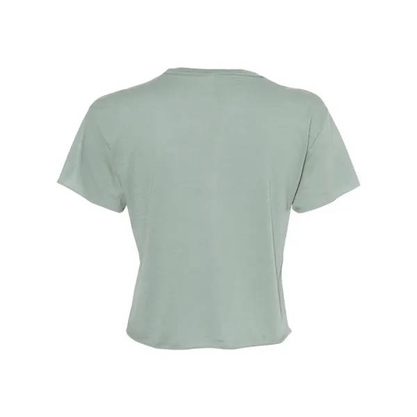 Women's crop top with a relaxed fit, raw edge sleeve and... from ASI 84358 S&S Activewear