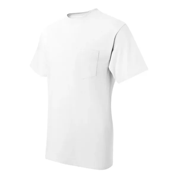 T-shirt with chest pocket made of 100% ring-spun cotton with double-needle... from ASI 84358 S&S Activewear