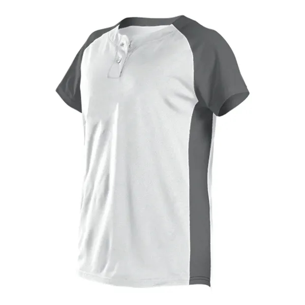 Girls' Two Button Fastpitch Jersey... from ASI 84358 S&S Activewear