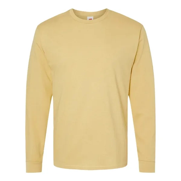 Long sleeve T-shirt made of 100% ComfortSoft® cotton with shoulder-to-shoulder taping... from ASI 84358 S&S Activewear