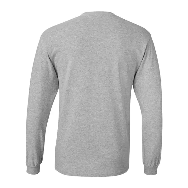 Long sleeve T-shirt made of 100% ComfortSoft® cotton with shoulder-to-shoulder taping... from ASI 84358 S&S Activewear