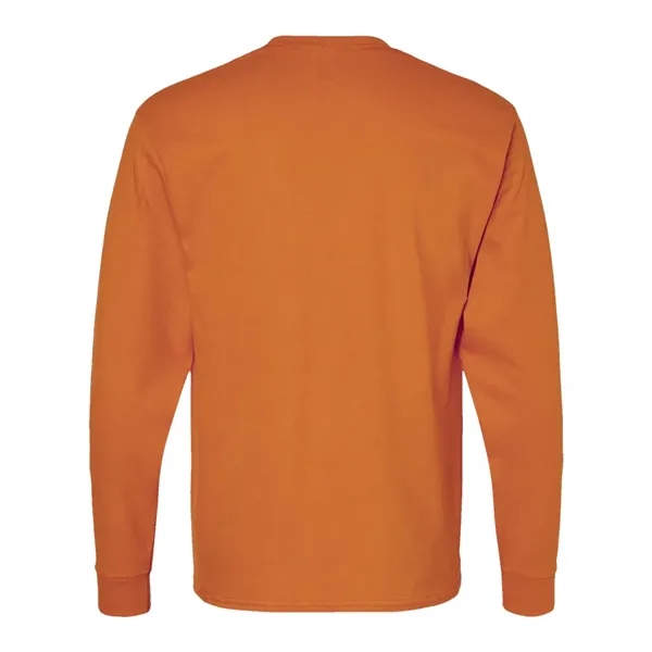 Long sleeve T-shirt made of 100% ComfortSoft® cotton with shoulder-to-shoulder taping... from ASI 84358 S&S Activewear