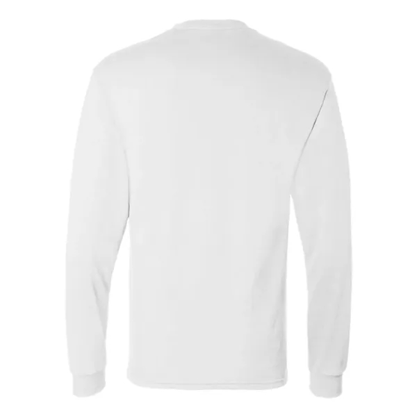 Long sleeve T-shirt made of 100% ComfortSoft® cotton with shoulder-to-shoulder taping... from ASI 84358 S&S Activewear