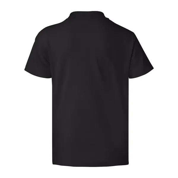 Youth-sized T-shirt made of cotton/poly with 5% recycled polyester from plastic... from ASI 84358 S&S Activewear