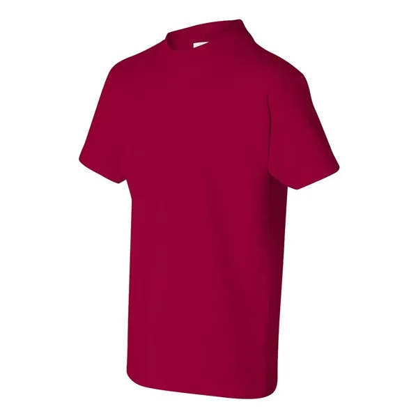 Youth short sleeve T-shirt with lay flat collar, and double-needle stitching.... from ASI 84358 S&S Activewear