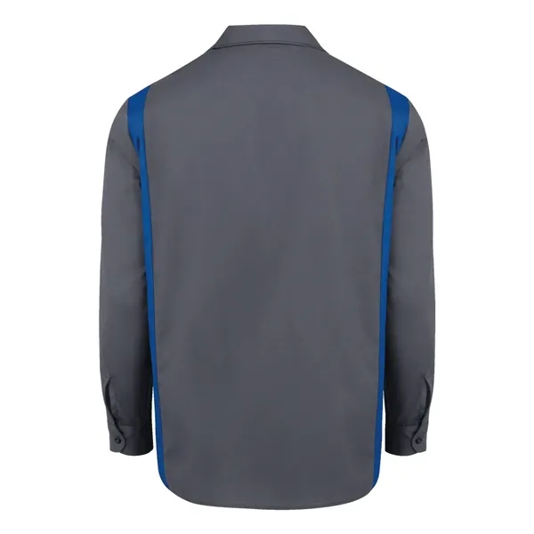 Dickies Industrial Colorblocked Long Sleeve Shirt... from ASI 84358 S&S Activewear