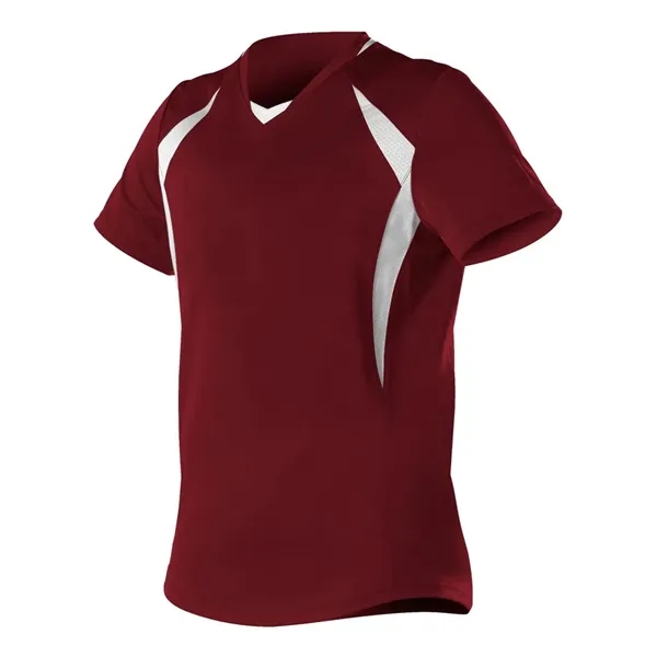 Girls' Short Sleeve Fastpitch Jersey... from ASI 84358 S&S Activewear