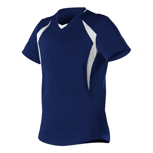 Girls' Short Sleeve Fastpitch Jersey... from ASI 84358 S&S Activewear