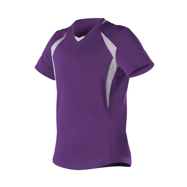 Girls' Short Sleeve Fastpitch Jersey... from ASI 84358 S&S Activewear
