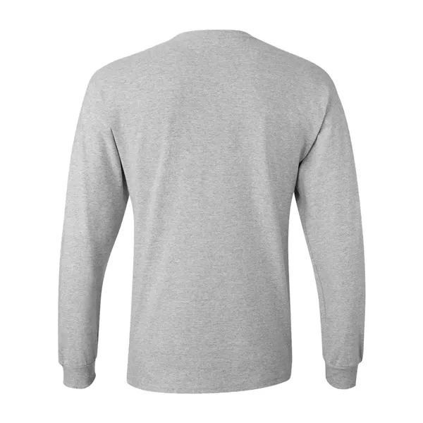 Long sleeve T-shirt made of 100% cotton with a chest pocket,... from ASI 84358 S&S Activewear