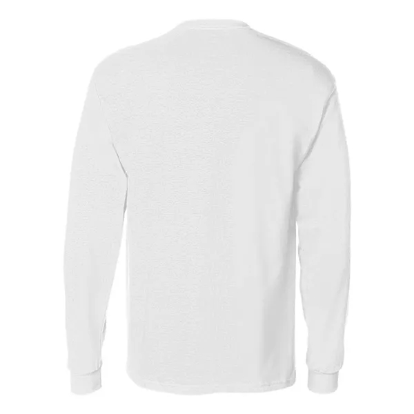 Long sleeve T-shirt made of 100% cotton with a chest pocket,... from ASI 84358 S&S Activewear